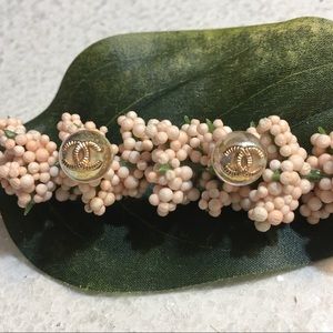 Vintage 90’s CHANEL Buttons Earrings
